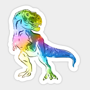 T-Rex | Rainbow Series | Pop Art Sticker